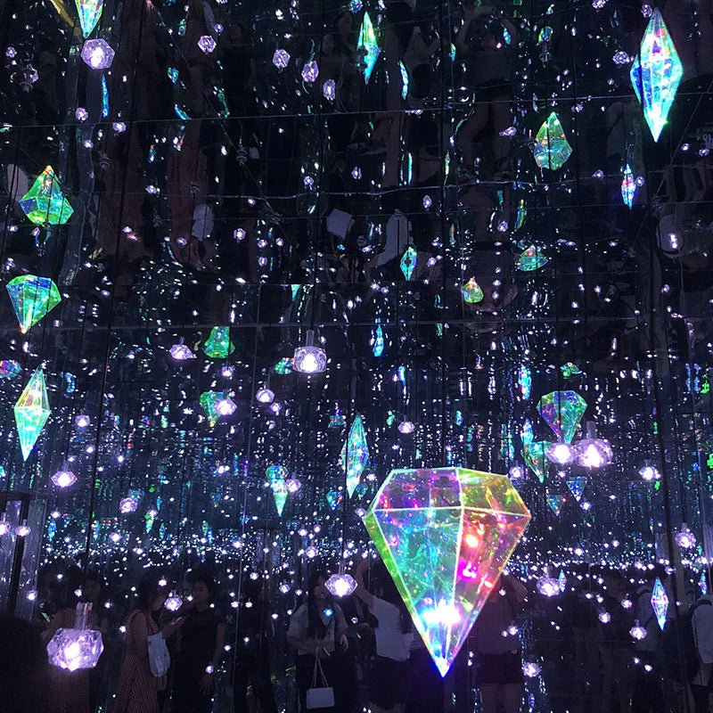 Iridescent Diamond Wall Hanging