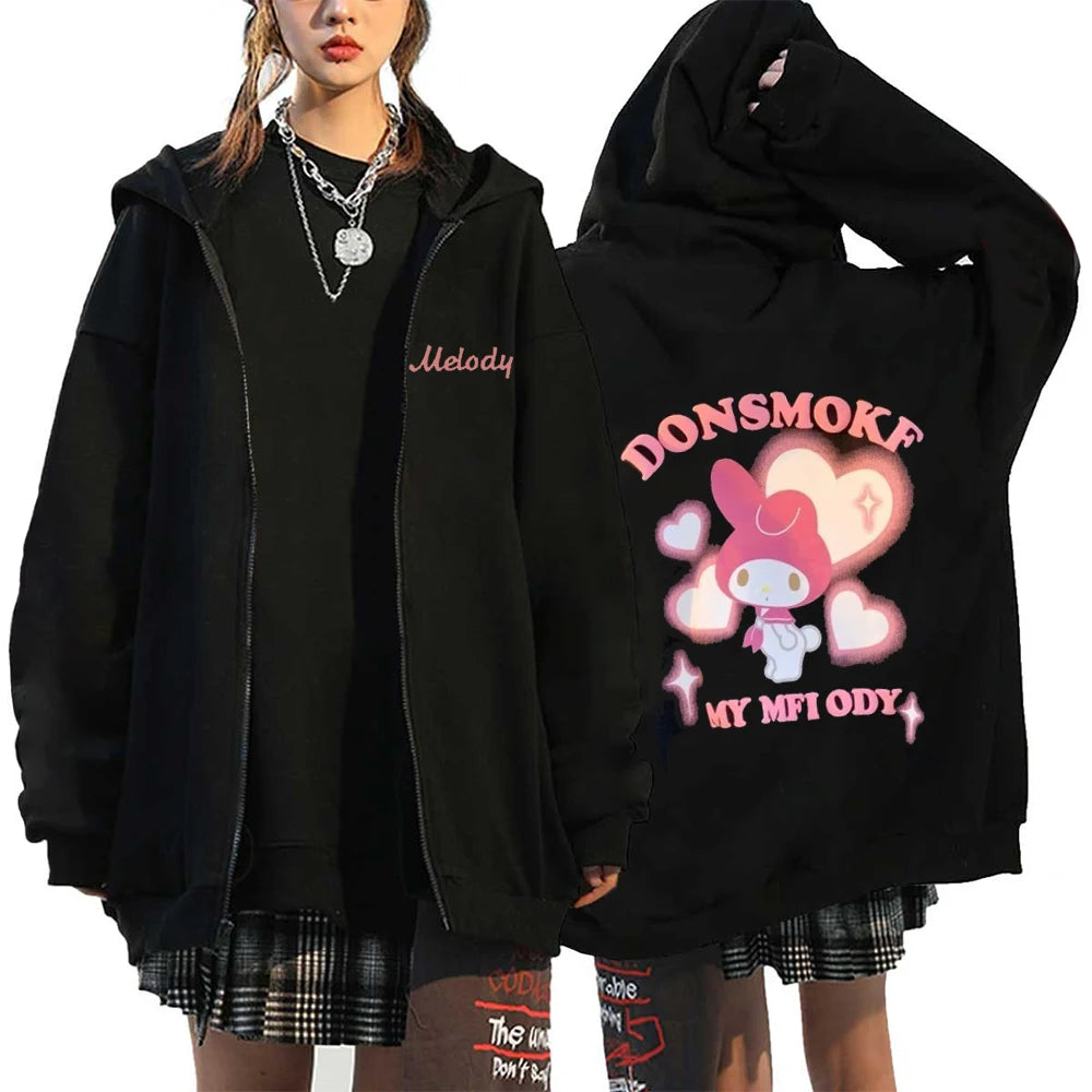 Hello Kitty Zipper Hoodie