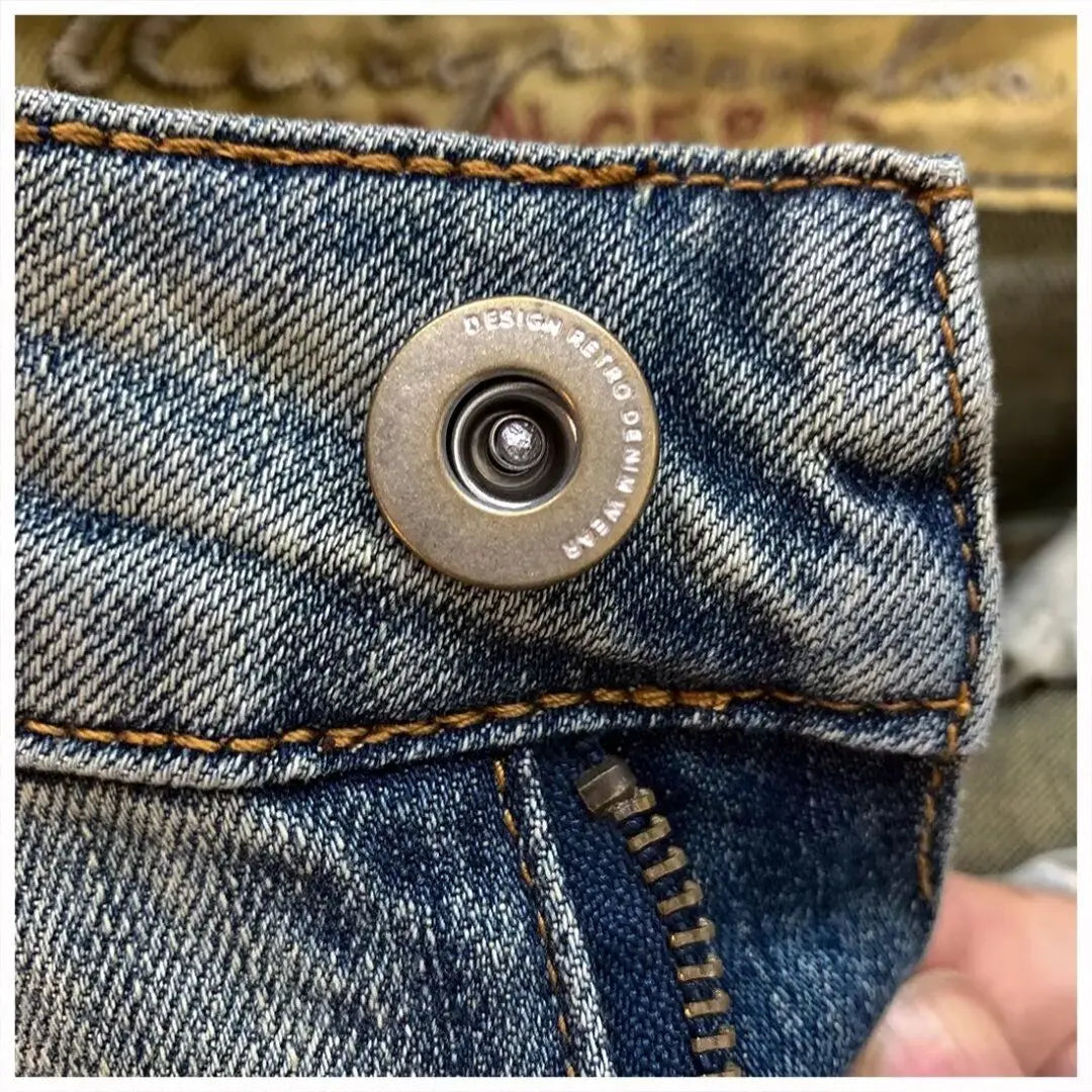 Men’s 2025 Ripped Vintage Jeans