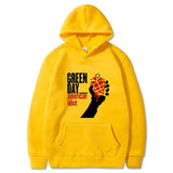 Green Day Printed Pullover Hoodie