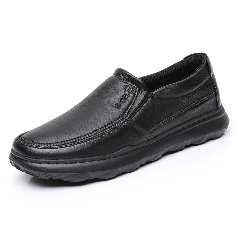 Men’s Light Leather Casual Loafers