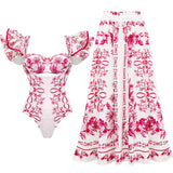 Vintage Print One Piece