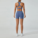 Women Deep V Hollow Back Sports Bra