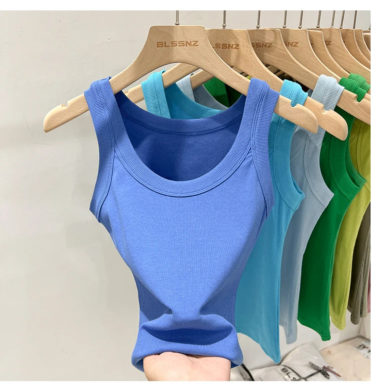 Basic Ribbed Tank Top