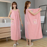 Wearable Bath Towel Wrap