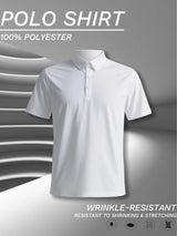 Men Casual Polyester Polo Shirts