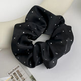 Rhinestone Satin Scrunchies