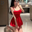 Aurora Lace Satin Nightdress