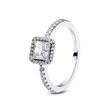 925 Sterling Silver Engagement Ring