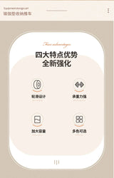 Slim Home Storage Cart Rack