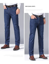 Men's Classic Black Jeans Plus Size
