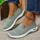 Knitted Lightweight Loafers – Breathable Platform 2025