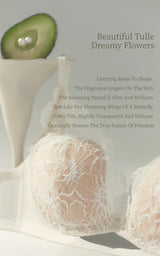 Women Wireless Lace Bra Set