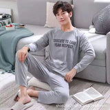 Men’s Cartoon Striped Pajama Set