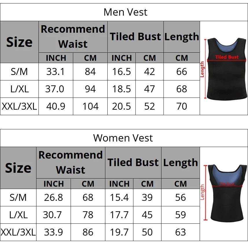 Men’s Neoprene Sauna Vest