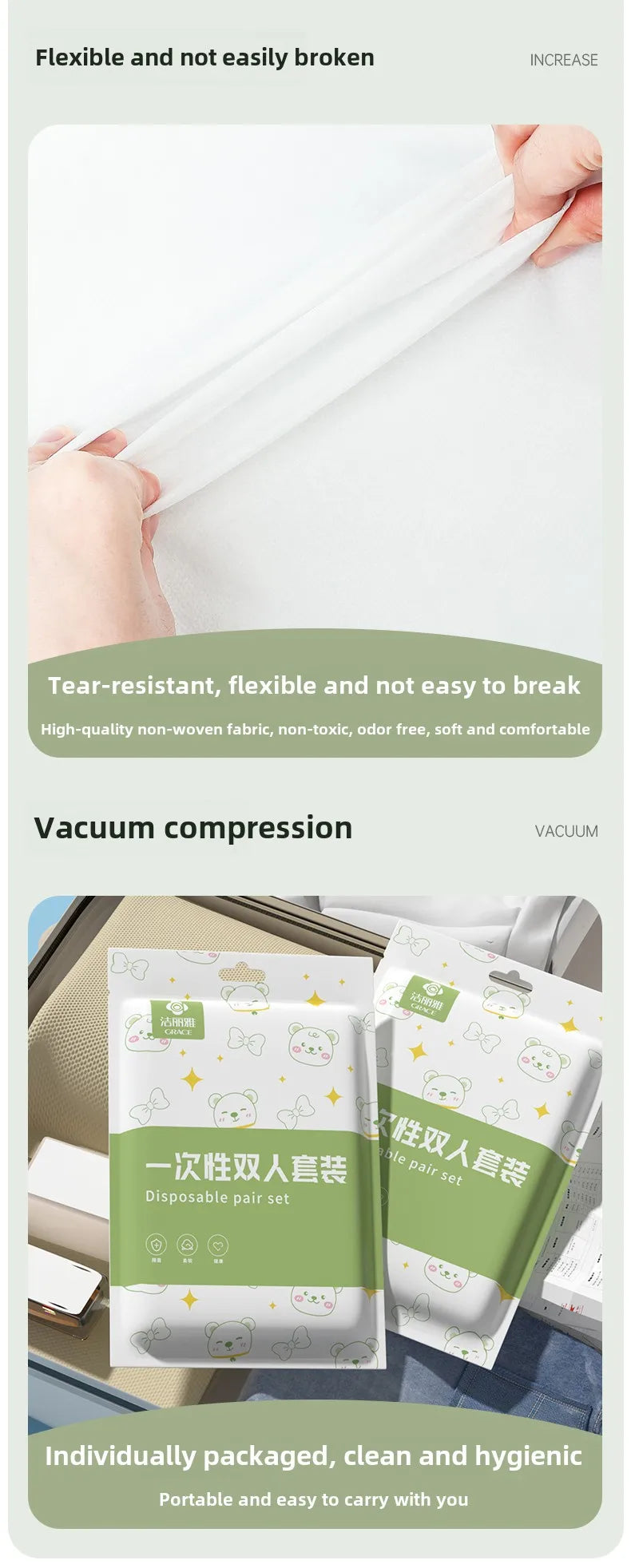 Disposable Bed Sheet Set