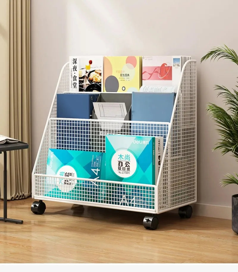 Kids Bookshelf Desk Organizer