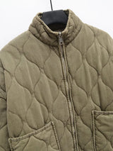 Vintage Quilted High Collar Women's Jacket