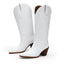 Classic White Cowboy Boots