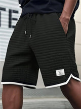 Men's Plus Size Knit Plaid Shorts – Baggy Cargo