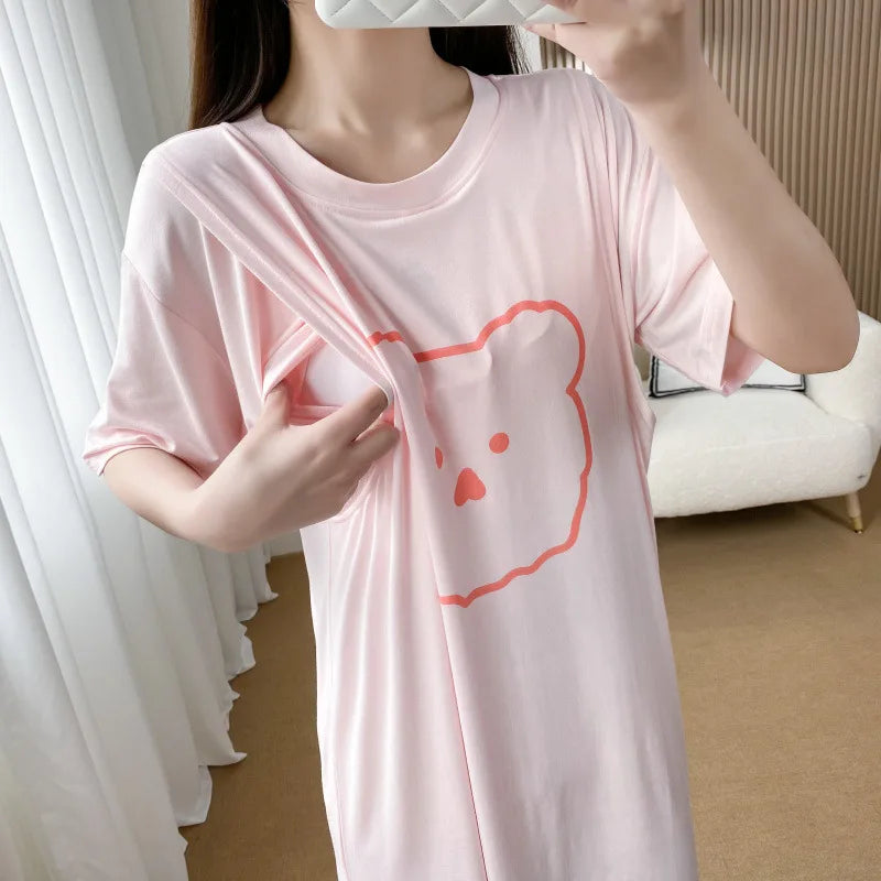 Summer Nursing Maternity Dress