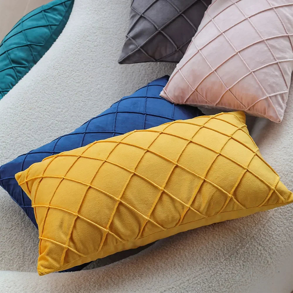 Yellow Decorative Pillow Cover