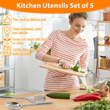 5-Piece Stainless Steel Cooking Utensil Set