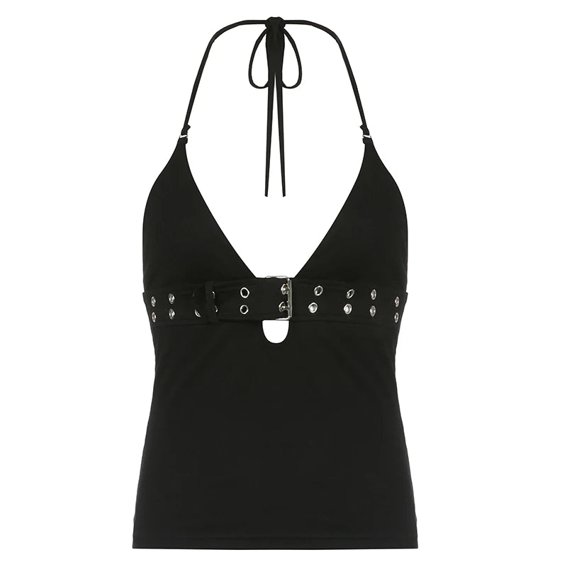 Women Backless Bandage Tank