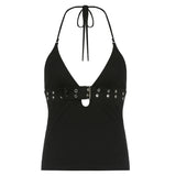Women Backless Bandage Tank