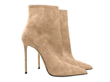 Suede Stiletto Boots