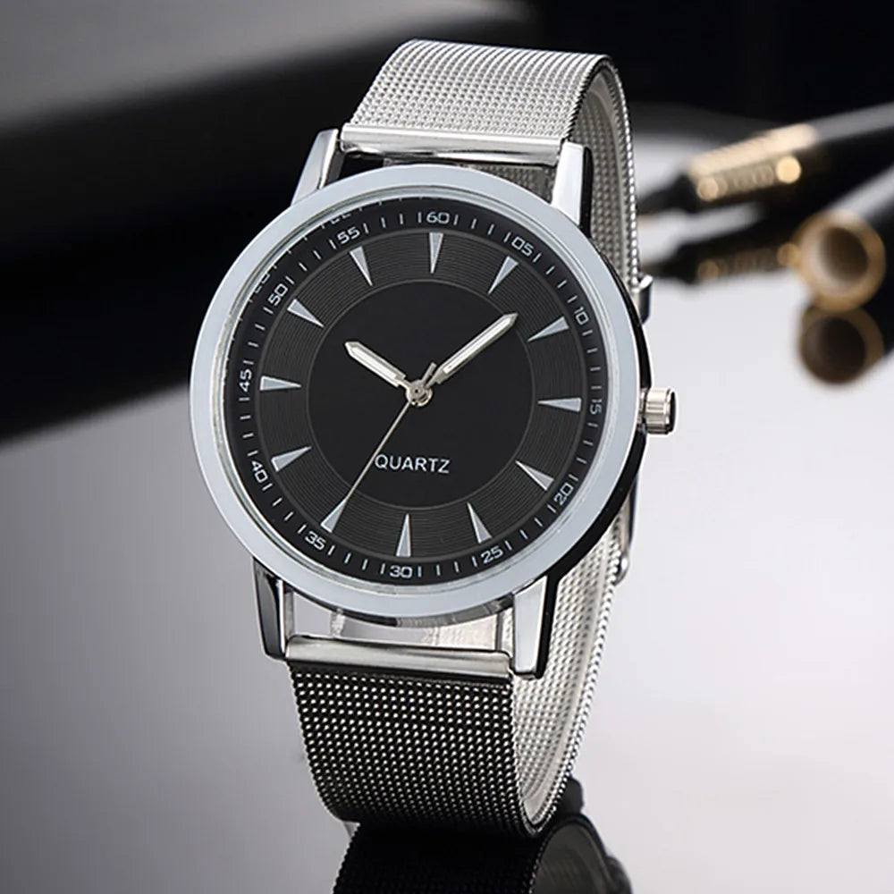 Women’s Minimalist Silver Quartz Watch
