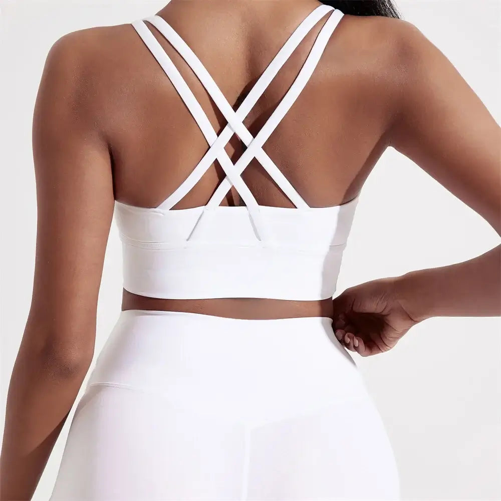 Women Cross Back Training Sports Bra