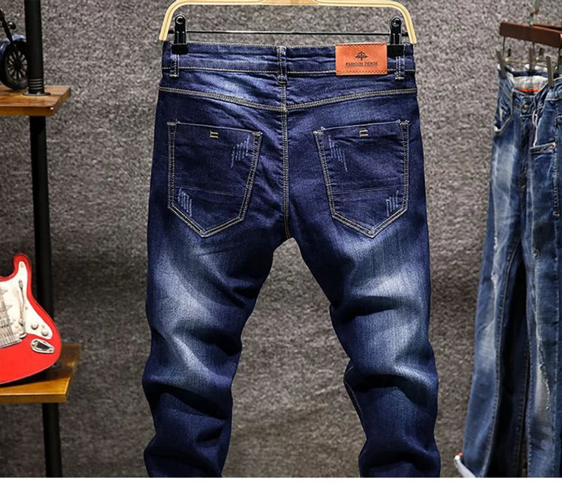 Apex Ripped Straight Jeans