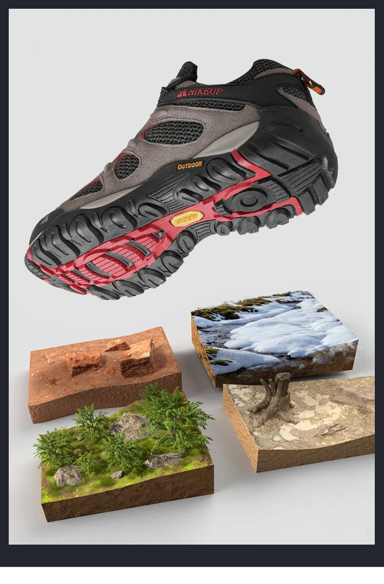 Men Breathable Outdoor Hiking Shoes