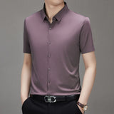 Men Stretch Short Sleeve Shirt
