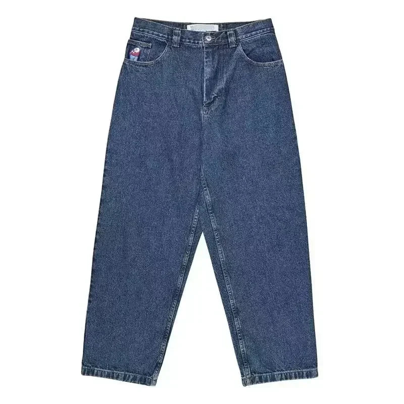 Women Y2K Embroidered Baggy Jeans