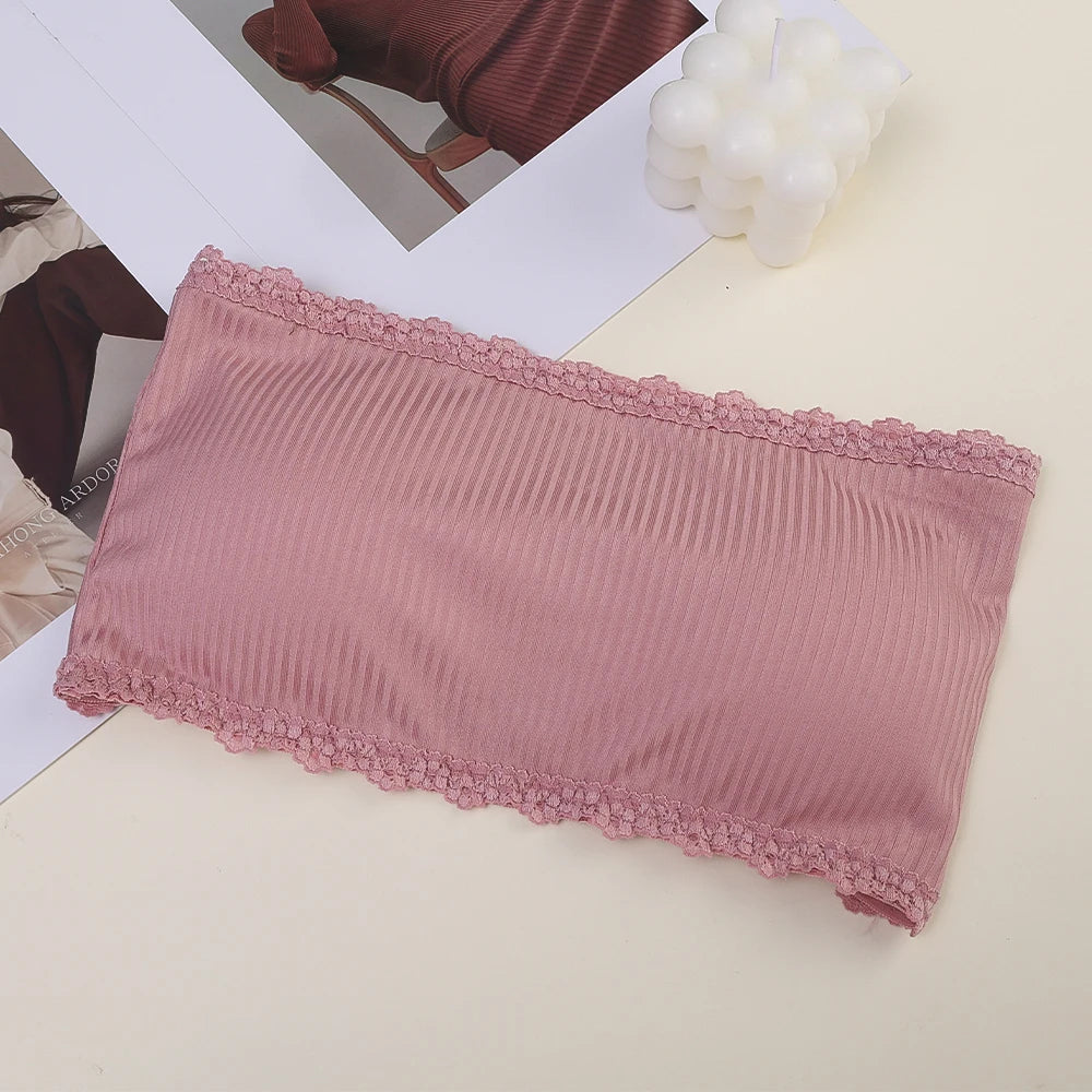 Women Strapless Tube Bralette