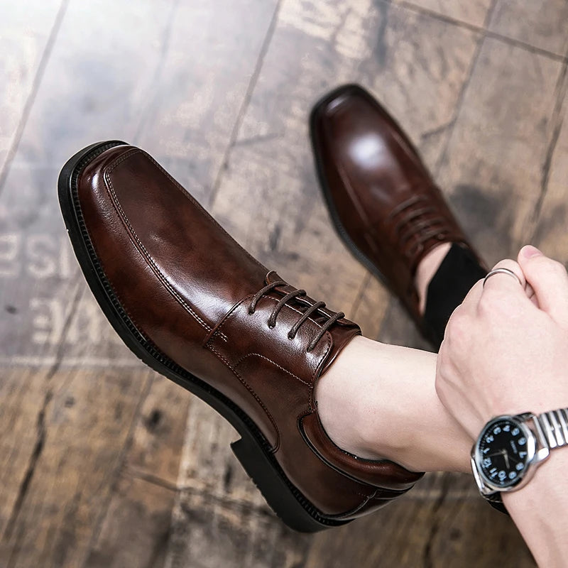 Men Genuine Leather Formal Loafers