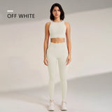 Women High Waist Leggings & Top Set
