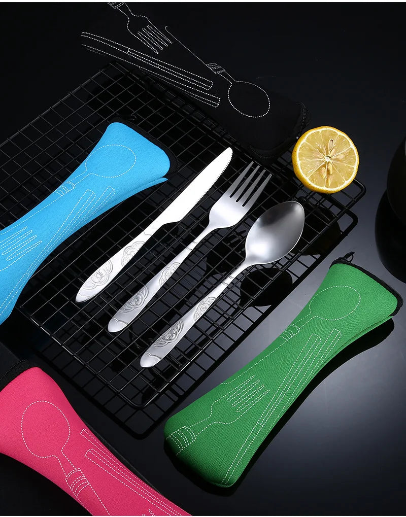 Portable Picnic Cutlery Set