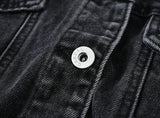 Women's Long Sleeve Denim Lapel Jacket
