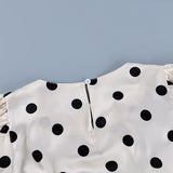 Bella Polka Dot Ruffle Blouse