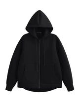 Women's Oversized Zip Hoodie Jacket