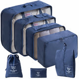 10/7-Piece Travel Organizer Set – Suitcase Packing Cubes