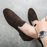 Men’s Suede Driving Mules