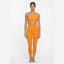 Blush One-Shoulder Yoga Set