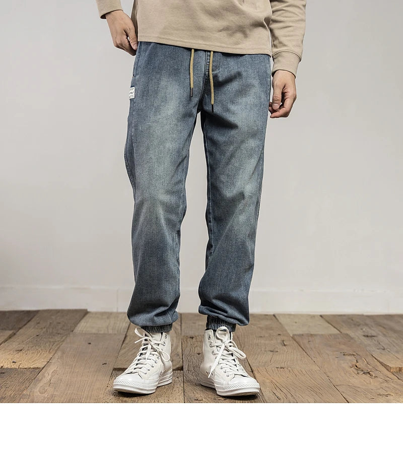 Men’s Classic Washed Blue Jeans