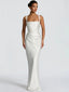 Luxe Satin Halter Evening Gown