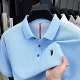 Men Cotton Embroidered Polo Shirt