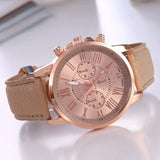 Women’s Leather Dress Watch